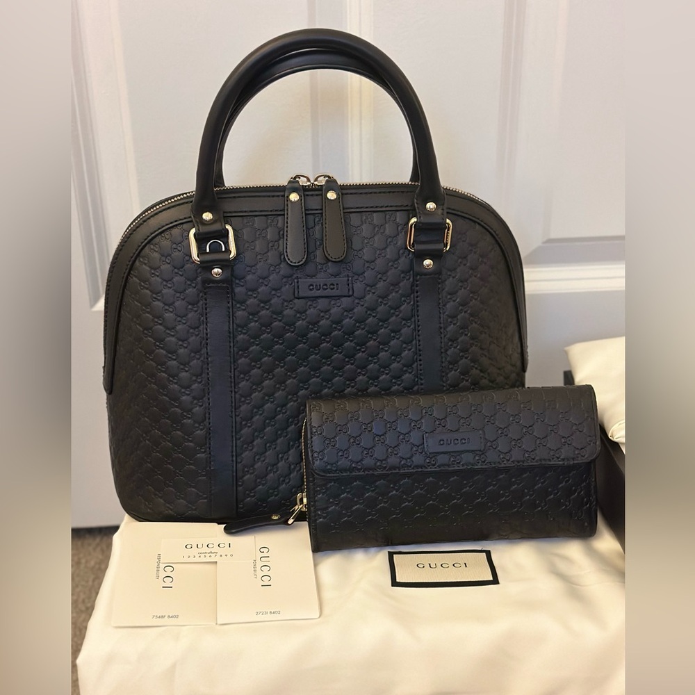 100% Authentic Gucci Micro Guccissima Dome Handbag